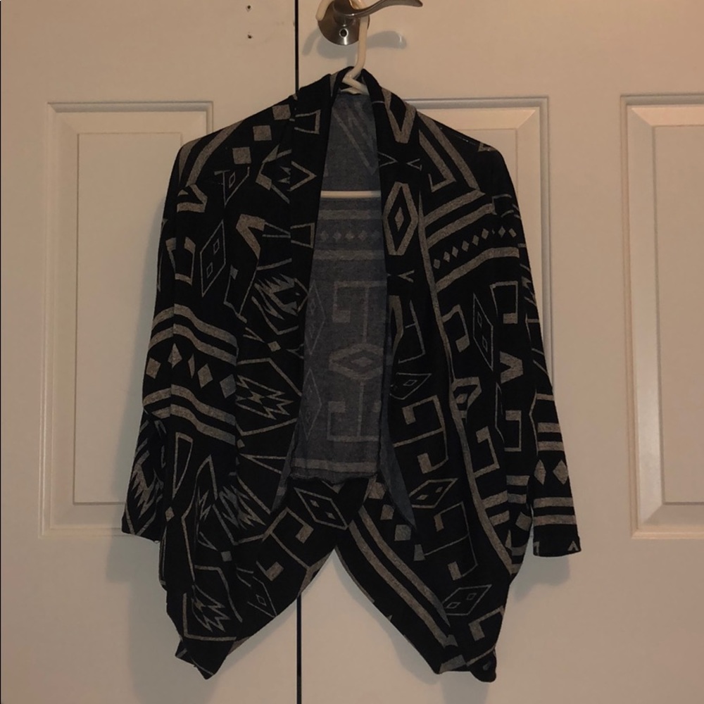 Tribal Print Cardigan